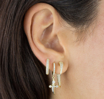 Halo Glow Hoop Earrings