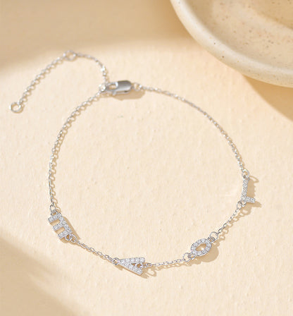Dainty LOVE Letter Bracelet