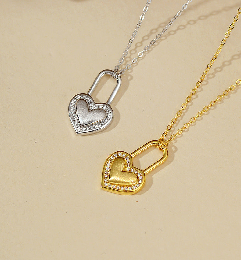 Love Lock Pendant Necklace