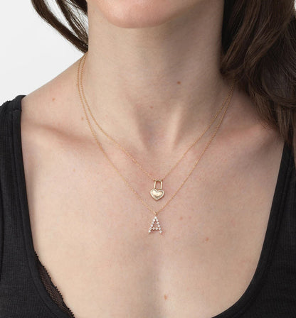 Love Lock Pendant Necklace