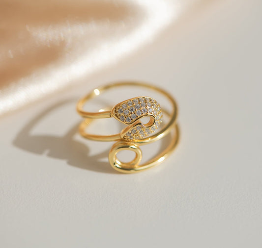 Safety Pin Wrap Ring