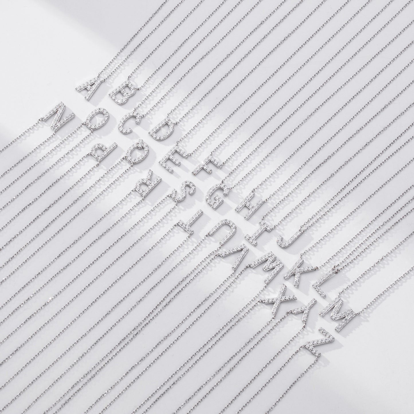 Initial Shine Pendant Necklace