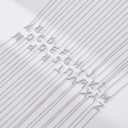 Initial Shine Pendant Necklace