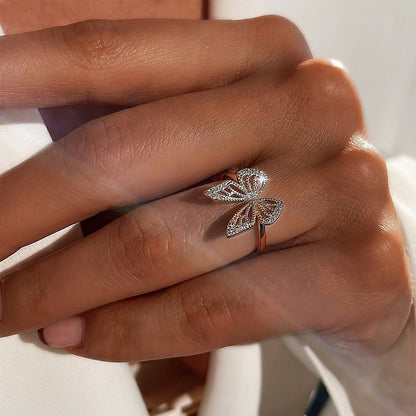 Flutter Grace Butterfly Ring