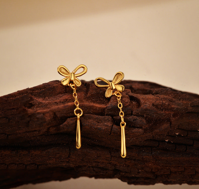 Butterfly Tassel Drop Earrings