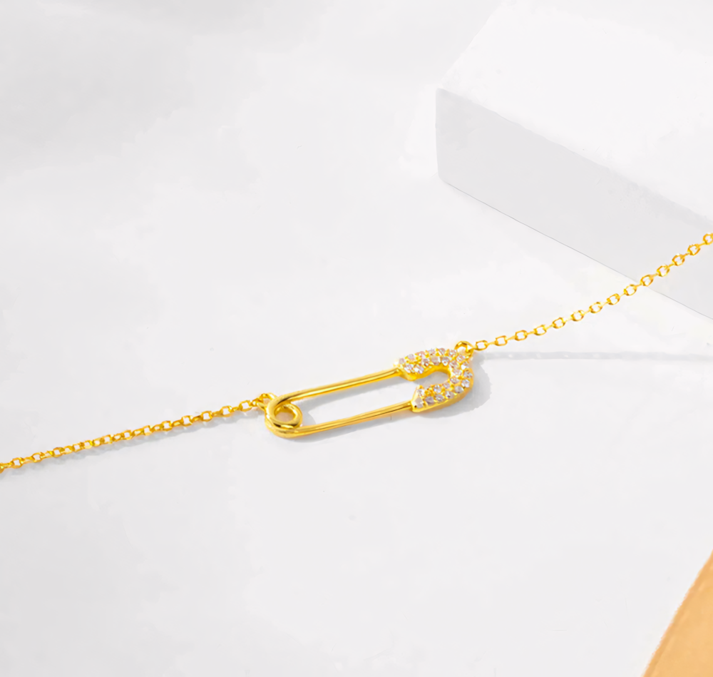 Radiant Brooch Pendant Necklace