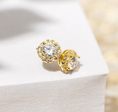 Mixed-Shape Stud Earrings