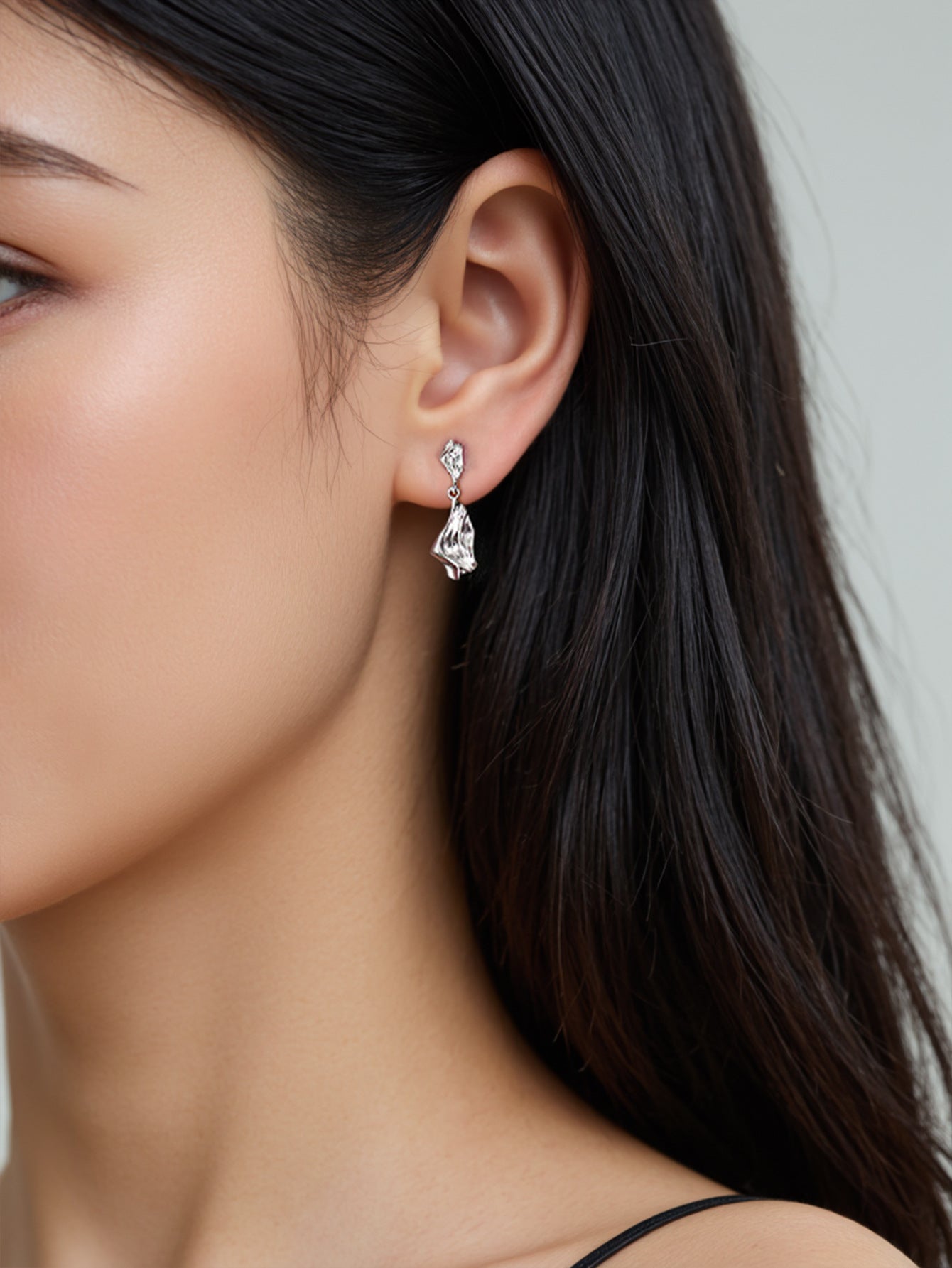 Twisted Leaf Drop Earrings