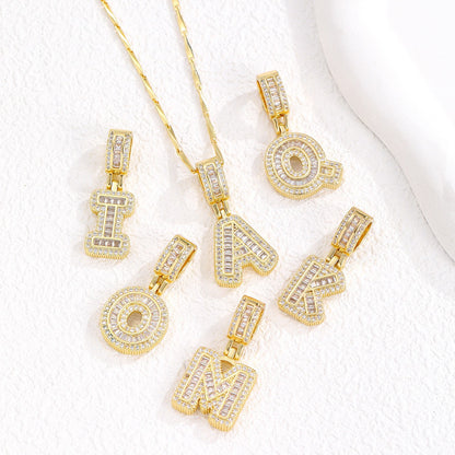 Twin Spark Initial Necklace Set