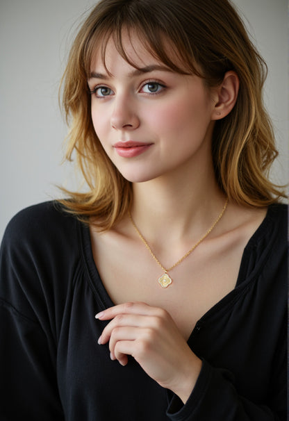 Four-Leaf Clover Pendant Necklace