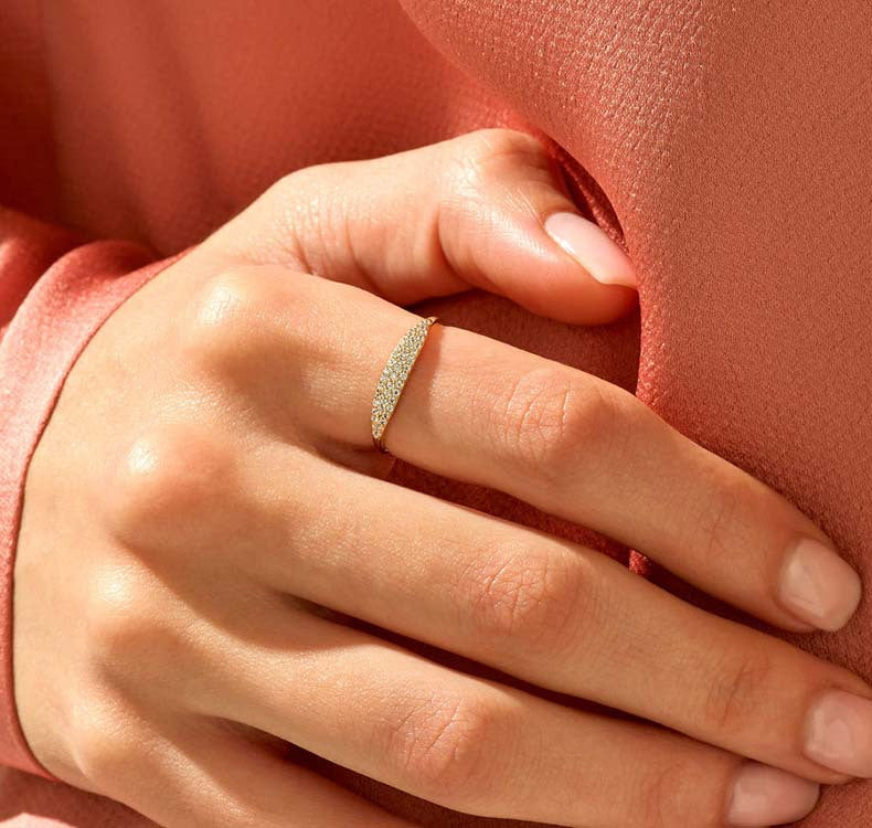 Full Sparkle Band Ring