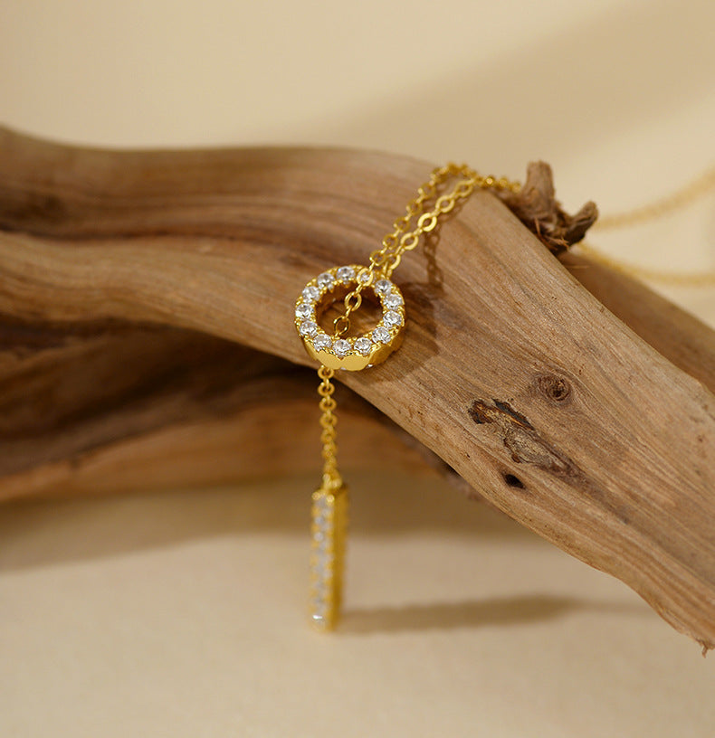 Adjustable Micro-Inlaid Lockless Necklace