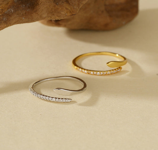 Adjustable Snake Wrap Ring