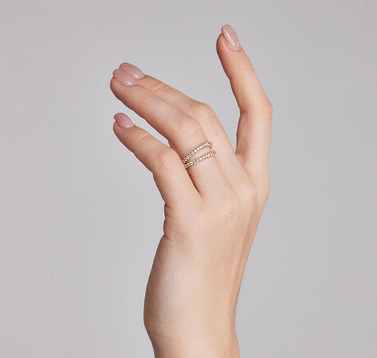 Dual Row Gleam Ring