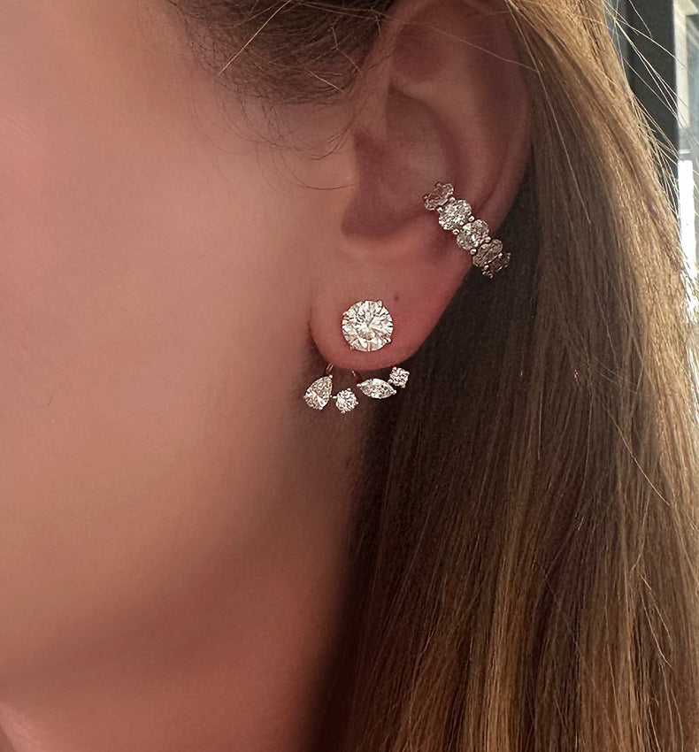 Sparkly Ear Climber Earrings