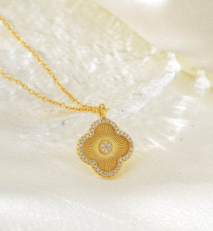 Four-Leaf Clover Pendant Necklace