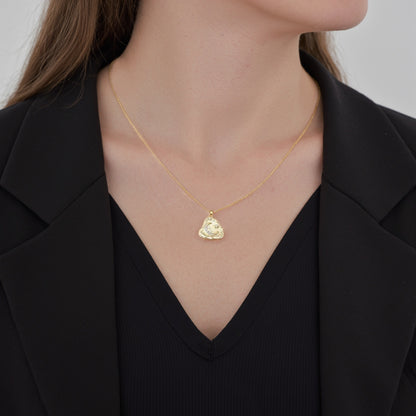 Lunar Trace Pendant Necklace