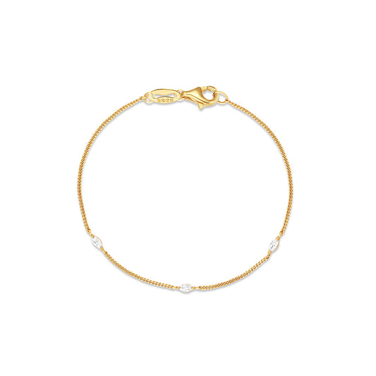 Sparkling Chain Link Bracelet