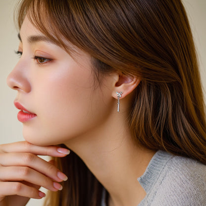 Butterfly Tassel Drop Earrings