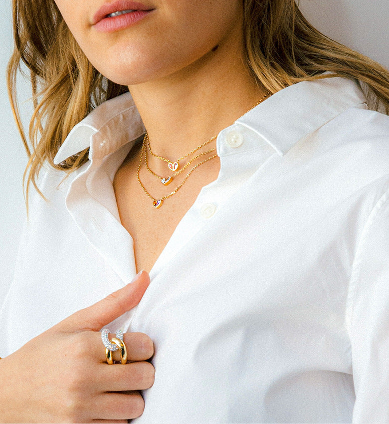 Crisscross Sparkling Ring