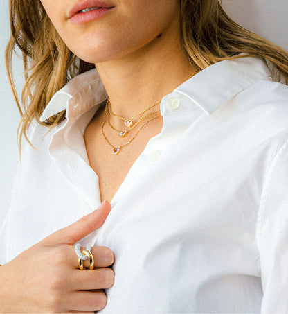 Crisscross Sparkling Ring