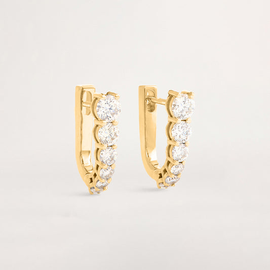 U-Shaped Spark Earrings