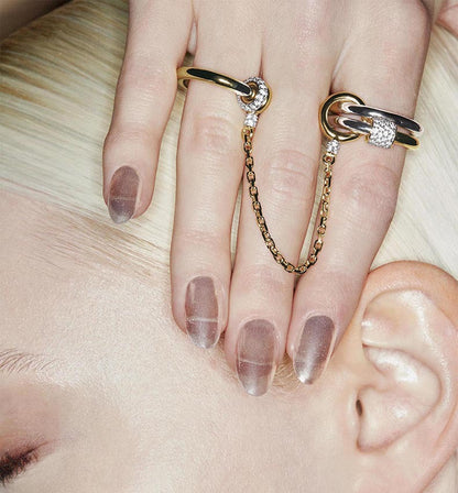 Two-Tone Chain Link Ring