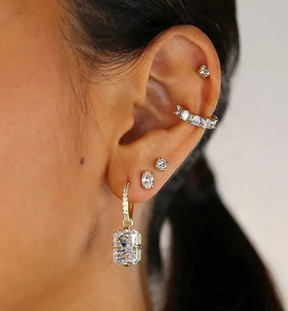 Geometric Drop Earrings