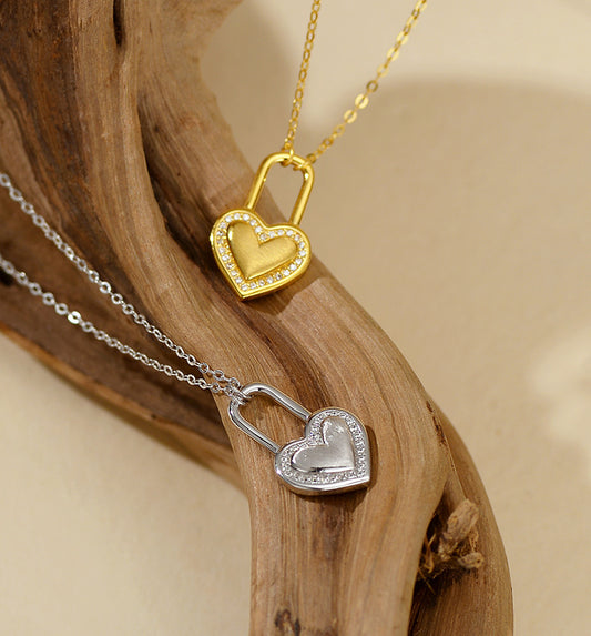Love Lock Pendant Necklace