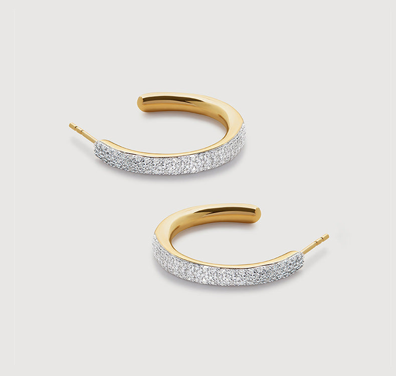 C-Shaped Radiance Earrings