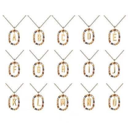 AURORA Letter Necklace