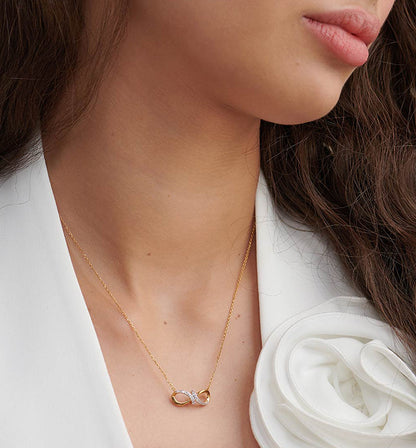 Infinity Loop Pendant Necklace