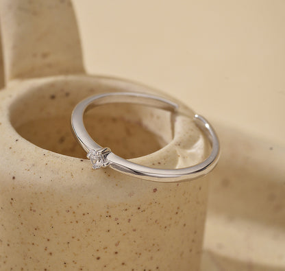 Delicate Open Spark Ring