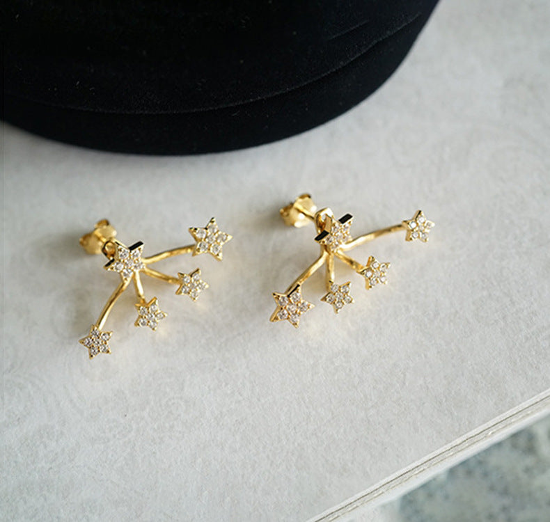 Retro Star Stud Earrings