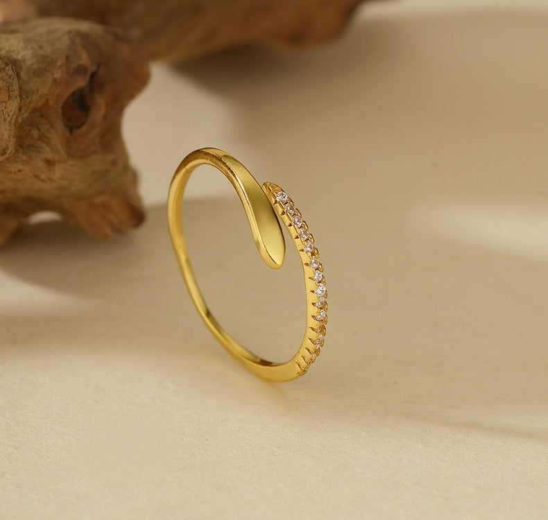 Adjustable Snake Wrap Ring