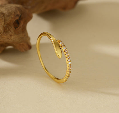 Adjustable Snake Wrap Ring