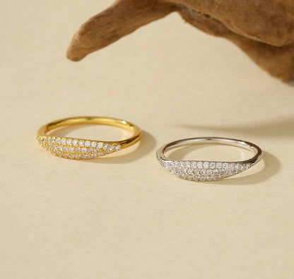 Full Sparkle Band Ring