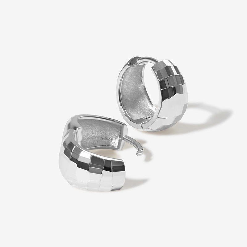 Geometric Spark Hoop Earrings