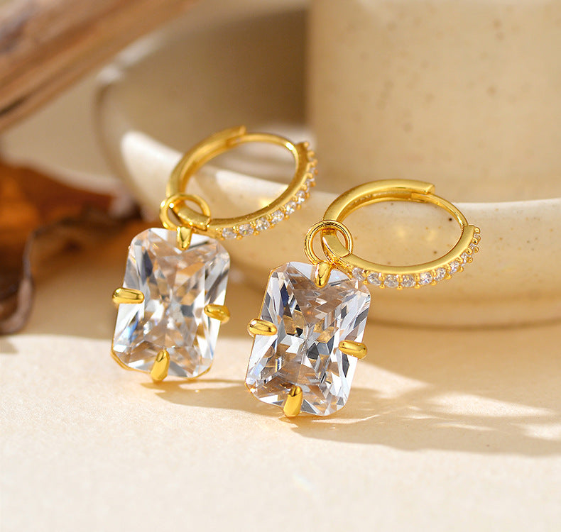 Geometric Drop Earrings