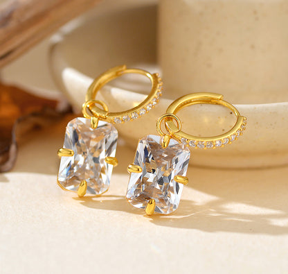 Geometric Drop Earrings