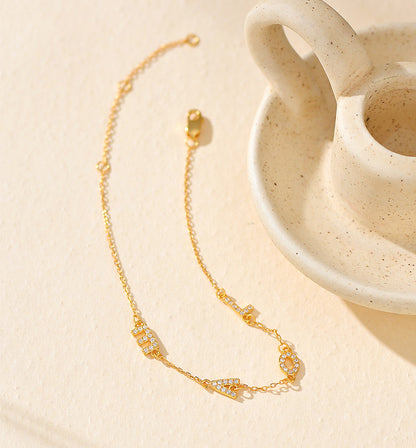 Dainty LOVE Letter Bracelet
