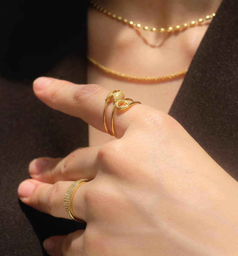 Safety Pin Wrap Ring