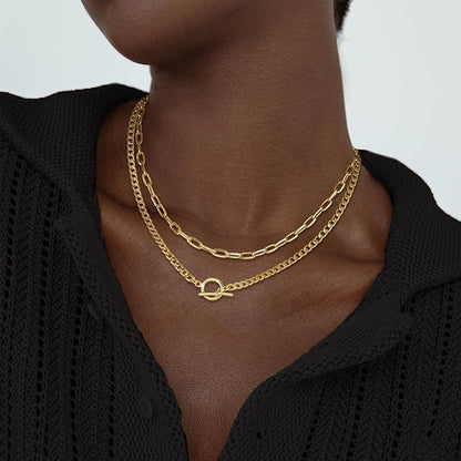 Minimalist Double-Layer Chain Necklace