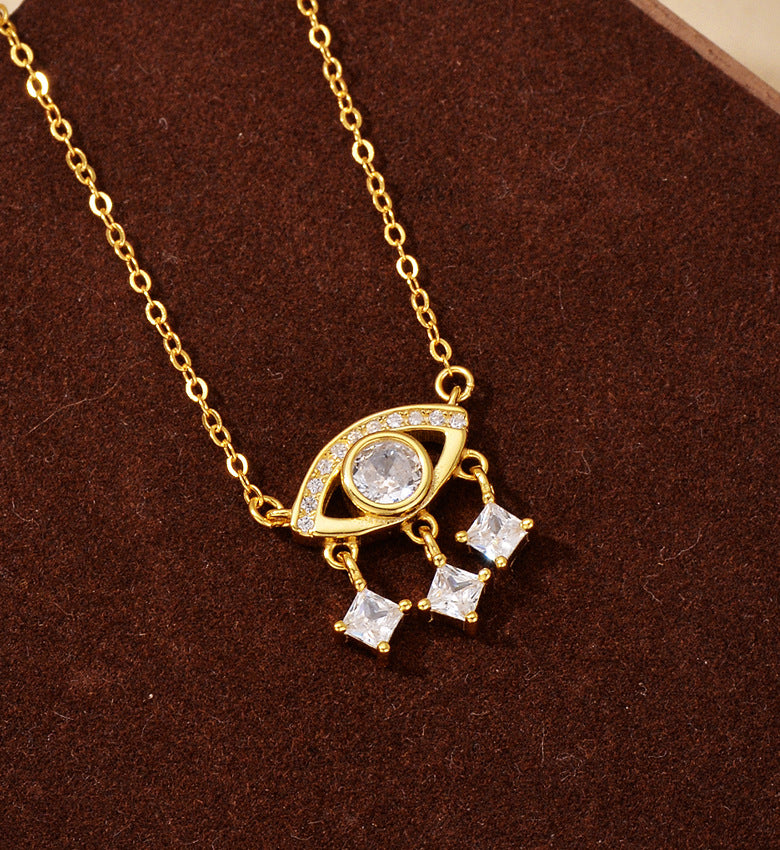 Cascade Eye Necklace