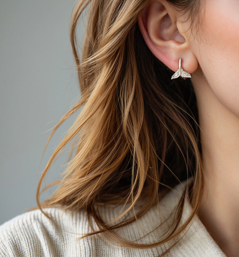 Mermaid Tail Hoop Earrings