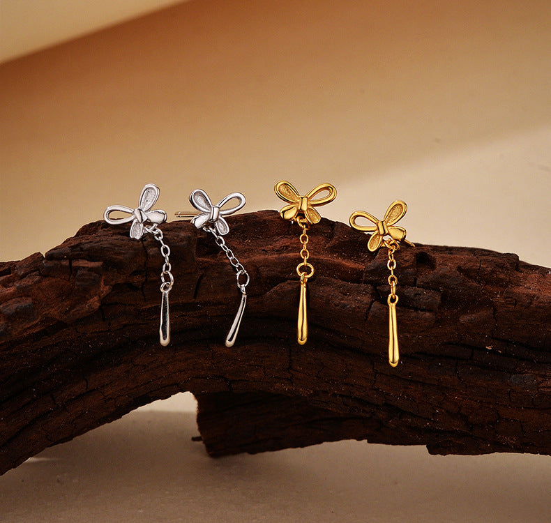 Butterfly Tassel Drop Earrings