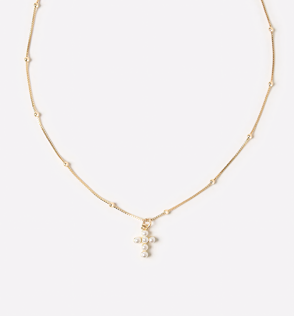 Minimalist Cross Pendant Necklace