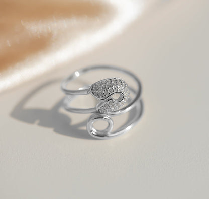 Safety Pin Wrap Ring
