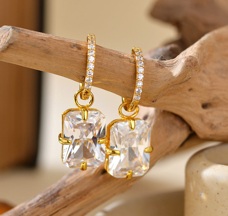 Geometric Drop Earrings