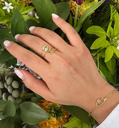 Safety Pin Wrap Ring